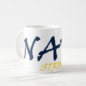海軍強いマグ コーヒーマグカップ (正面左)