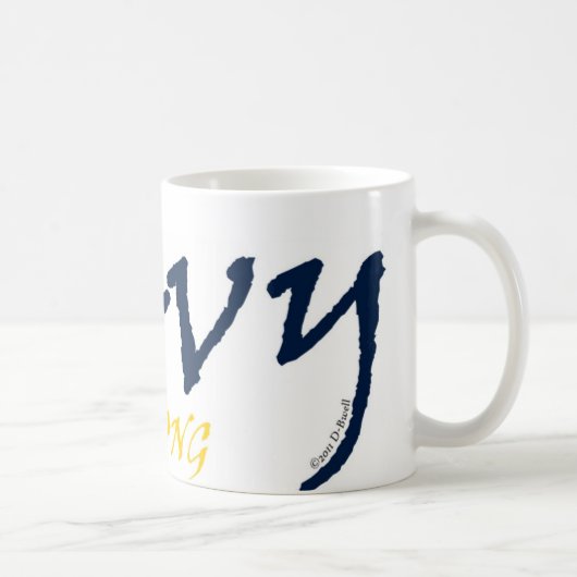 海軍強いマグ コーヒーマグカップ (右)