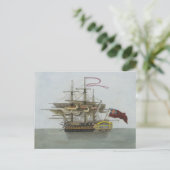 海軍戦艦 ポストカード (スタンド正面)