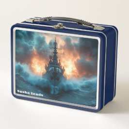 海軍戦艦 メタルランチボックス