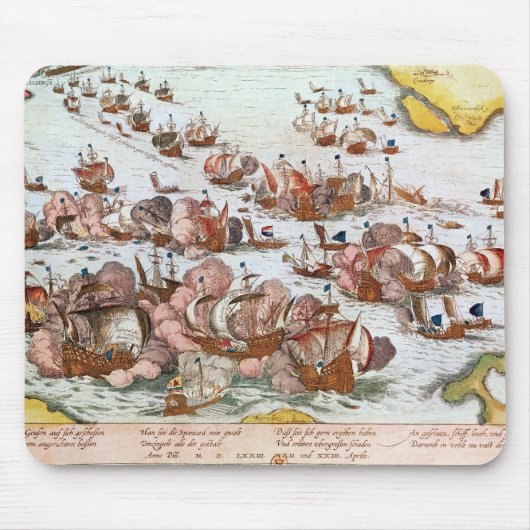 海軍戦闘 マウスパッド (正面)