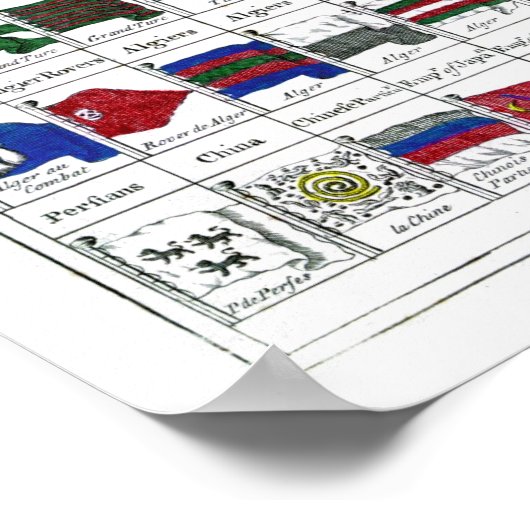 海軍旗 ポスター (角)