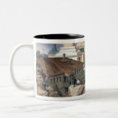 海軍本部、セバストーポリの「座席からのプレートの ツートーンマグカップ (左)