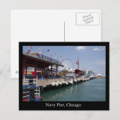 海軍桟橋、シカゴ ポストカード (正面/裏面)