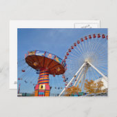 海軍桟橋、シカゴ ポストカード (正面/裏面)