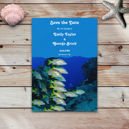 海軍水中魚海航海の沿岸結婚部 セーブザデート