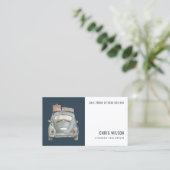 海軍水彩タクシー採用タクシー運転士サービス 名刺 (スタンド正面)