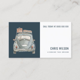 海軍水彩タクシー採用タクシー運転士サービス 名刺