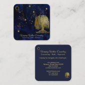 *~*海軍泣き柳木金ゴールド宇宙 スクエア名刺 (正面/裏面)