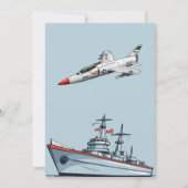 海軍海兵船誕生日 招待状 (裏面)