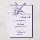 海軍海星結婚式招待状 招待状 (正面/裏面)