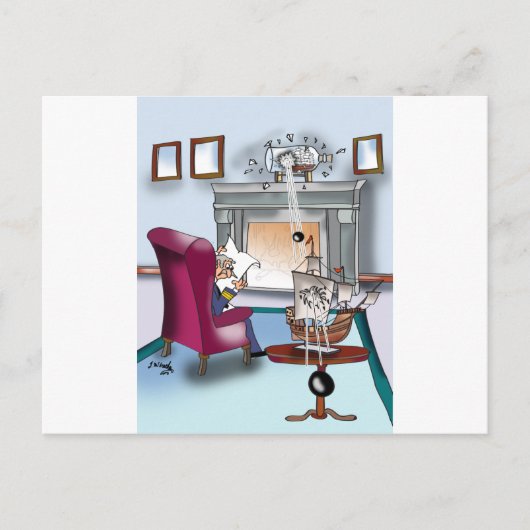 海軍漫画9384 ポストカード (正面)