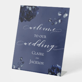 海軍牡丹の集会を歓迎結婚 台座サイン