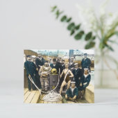 海軍王室の展1891ヴィンテージハードハットダイバー ポストカード (スタンド正面)