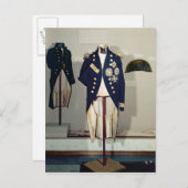 海軍王室の軍服擦り切れた ポストカード (正面/裏面)