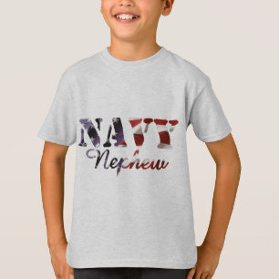 海軍甥の米国旗 Tシャツ