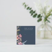 海軍用さくらんぼブロッサムスタッドイヤリング表示ロゴ スクエア名刺 (スタンド正面)