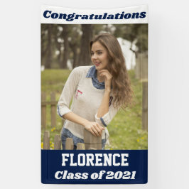 海軍白人卒業祝い 横断幕