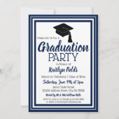 海軍白写真卒業パーティー 招待状 (正面)