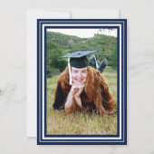 海軍白写真卒業パーティー 招待状 (裏面)