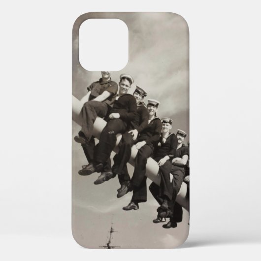 海軍砲の船乗りのデビッド・ラルフ Case-Mate iPhoneケース (裏面)