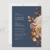 海軍秋全員結婚が 招待状 (正面)