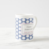 海軍結婚における真珠の周年記念列 ボーンチャイナマグカップ (正面右)