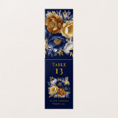 海軍絵を描金ゴールドパイ結婚ニーのテーブル番号 (外部フラット)