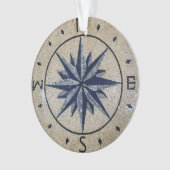 海軍航海のな磁針北の南東の西の大理石 オーナメント (正面)