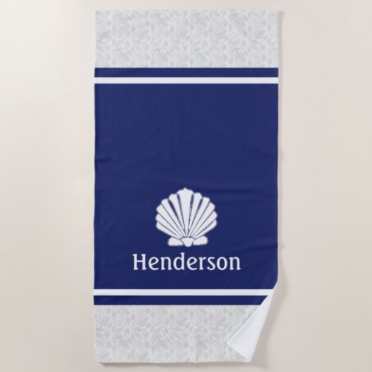 海軍航海のの砲弾 ビーチタオル (正面)