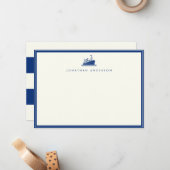 海軍航海の船のカスタムメモカード ノートカード (正面/裏面インサイチュ)