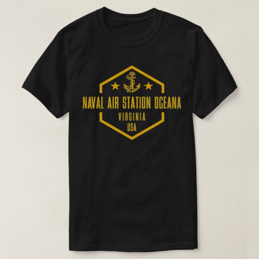 海軍航空局オセアナ Tシャツ (デザイン正面)