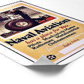 海軍航空 ポスター (角)