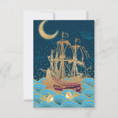 海軍艦隊の月光の下で小さなクジラ (裏面)