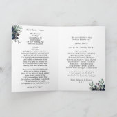 海軍花模様結婚の奉仕の儀式 プログラム (内部)