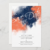 海軍芸術的とサンゴの水の色救の私たちの日 セーブザデート (正面/裏面)