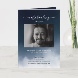 海軍葬儀式折りたたみプログラム カード