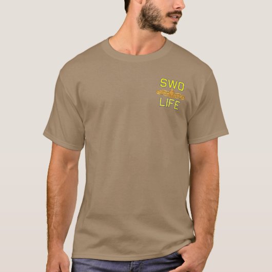 海軍表面戦いの役人の (SWO)Tシャツ Tシャツ (正面)