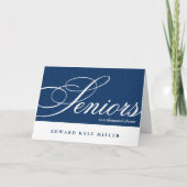 海軍誇りを持った白卒業発表 招待状 (正面)