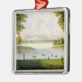 海軍調査の探険の準備のキャンプ、で メタルオーナメント (左)