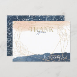 海軍赤面の金ゴールドはメッセージカード感謝していしています 招待状