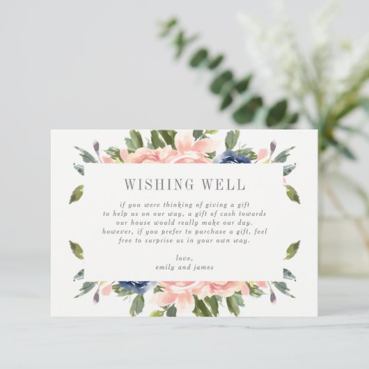 海軍赤面ギフト登録簿又はWishing Well Card #NBC エンクロージャーカード (スタンド正面)