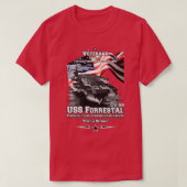 海軍軍人のUSSフォーレストラルを覚えている Tシャツ (デザイン正面)