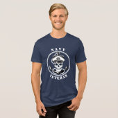 海軍退役軍人 トライブレンドＴシャツ (正面全面)