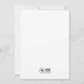 海軍退職の招待状 招待状 (裏面)