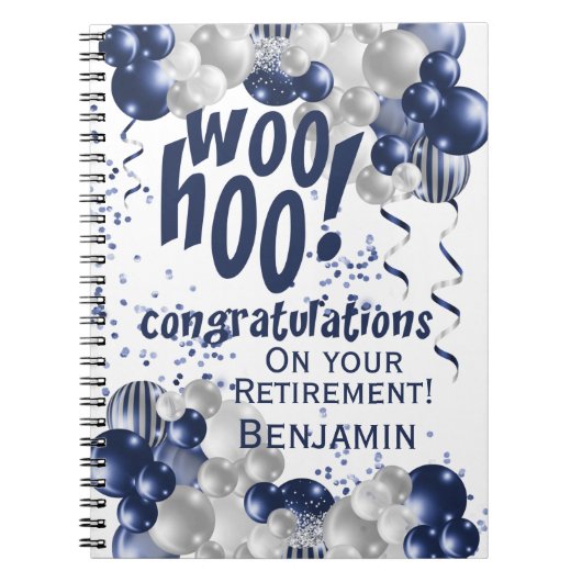 海軍退職祝い ノートブック (正面)