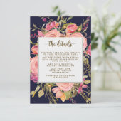 海軍野花フローラ結婚情報カード エンクロージャーカード (スタンド正面)