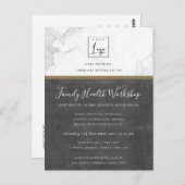 海軍金ゴールドダリアフローラ会話イベント招待状 ポストカード (正面/裏面)