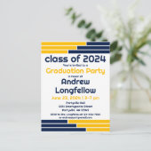 海軍金ゴールドバー卒業党 インビテーションポストカード (スタンド正面)