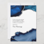 海軍銀アゲート結婚ト サンキューカード (裏面)